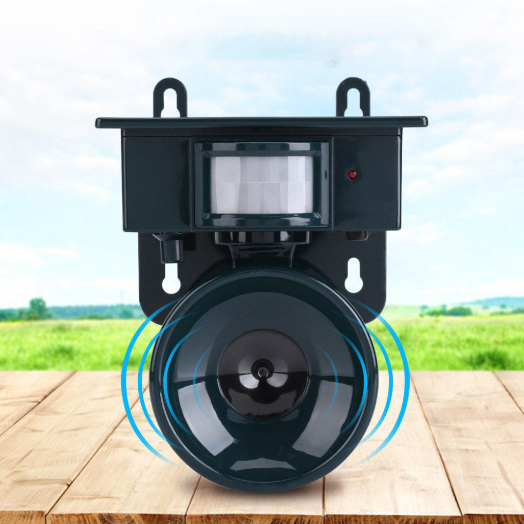 Elimin8 | Motion-Activated Garden Bird Deterrent with Sonic and Ultrasonic Pest Output