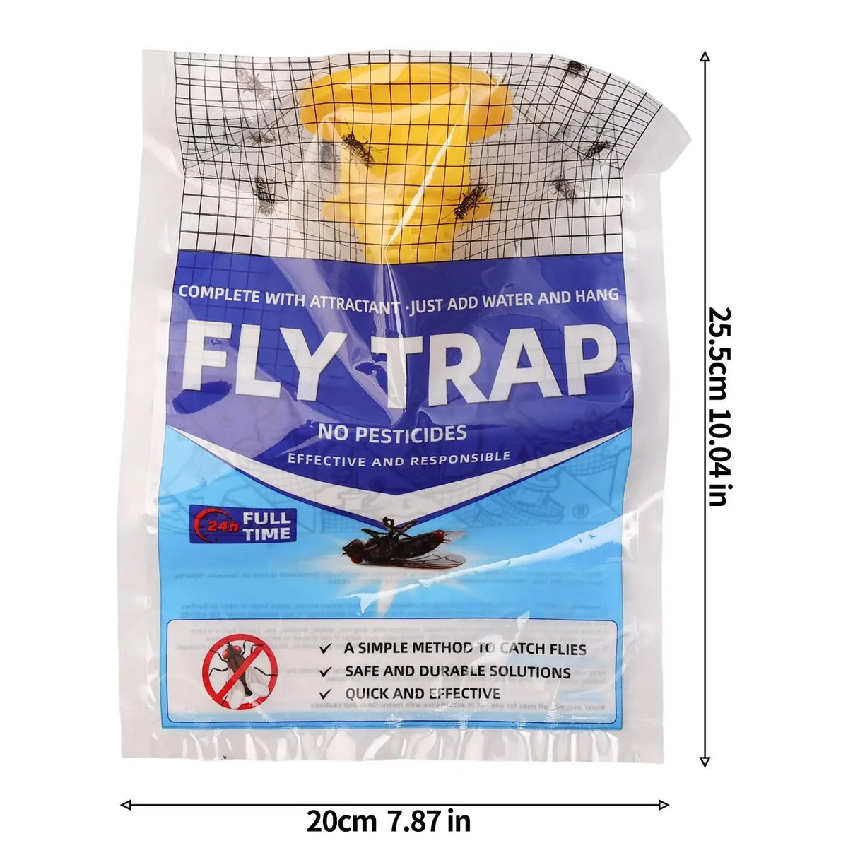 BaitLine | Outdoor Disposable Fly Trap with Water-Soluble Bait