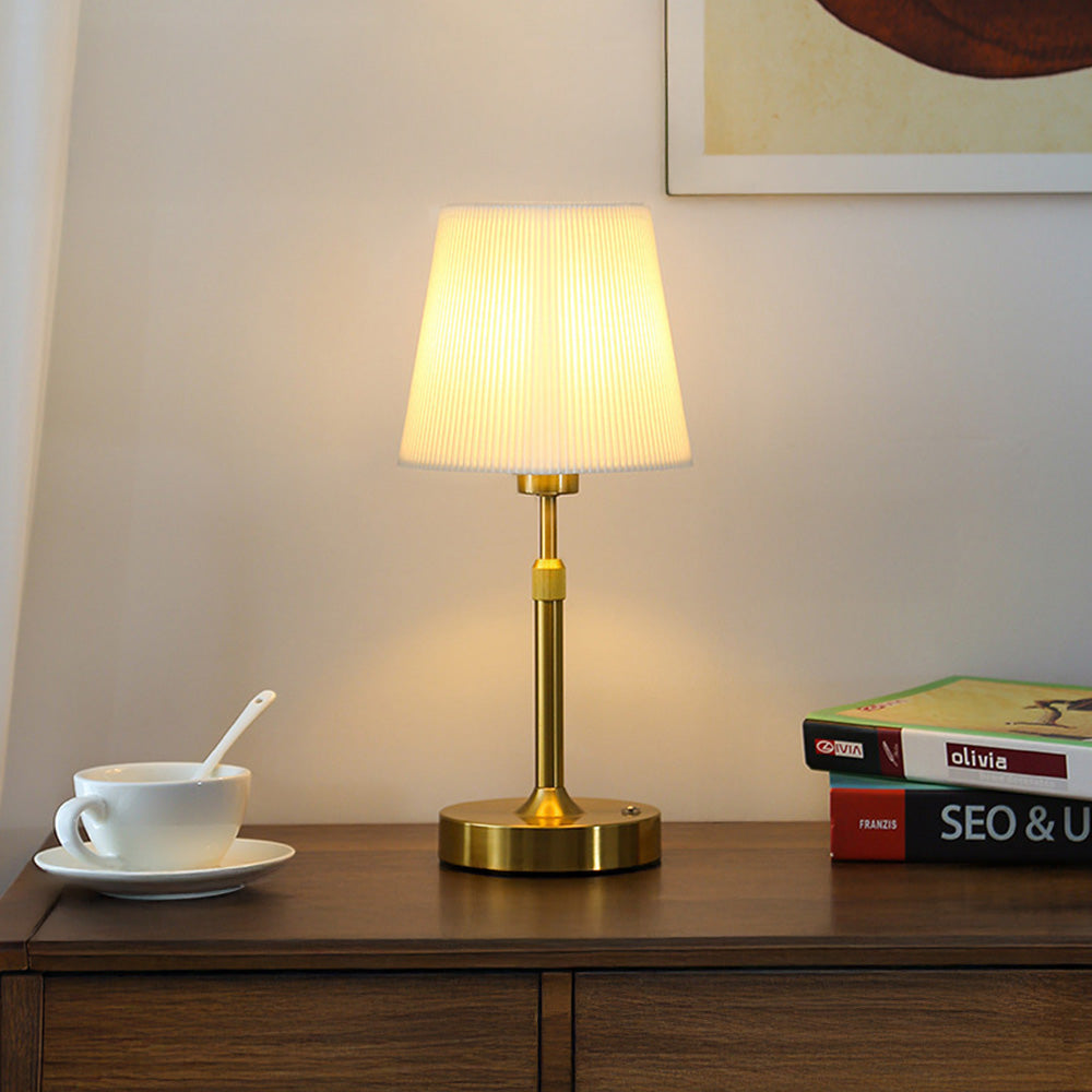 Niva | Rechargeable Nordic Telescopic Fabric Table Lamp