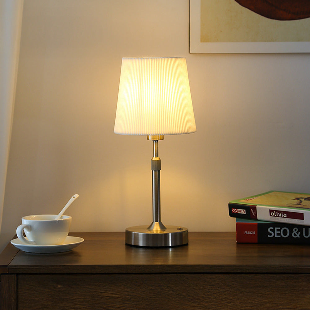 Niva | Rechargeable Nordic Telescopic Fabric Table Lamp