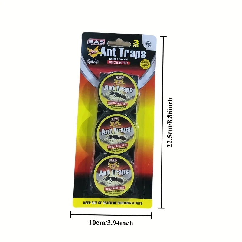 BarrierX | 18-Count Sticky Ant Traps for Indoor and Outdoor Use