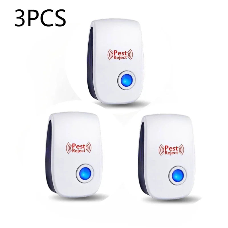Plug-In Ultrasonic Repeller for Indoor Insects and Rodents