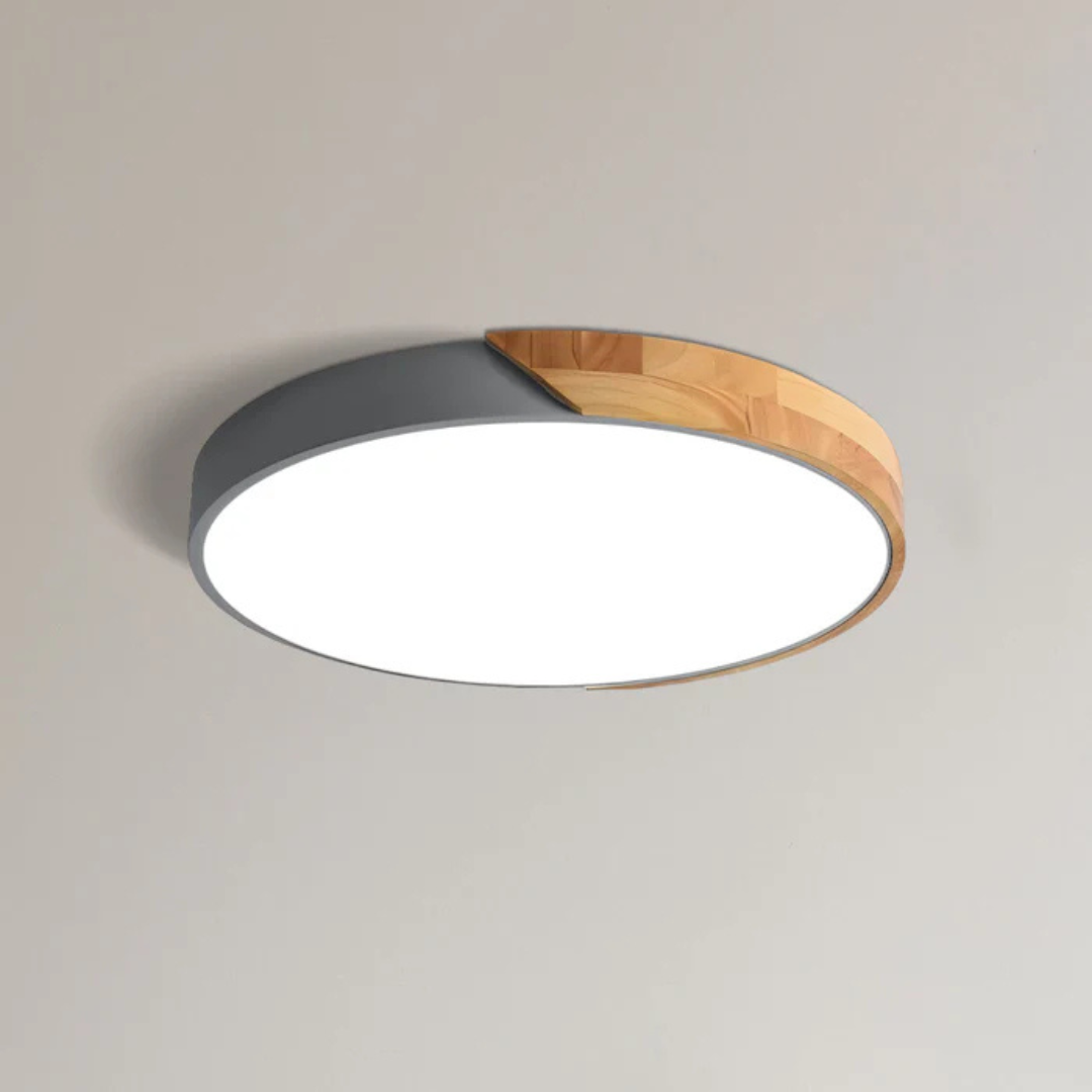 SkovGlow  - Scandinavian Wooden LED Ceiling Light
