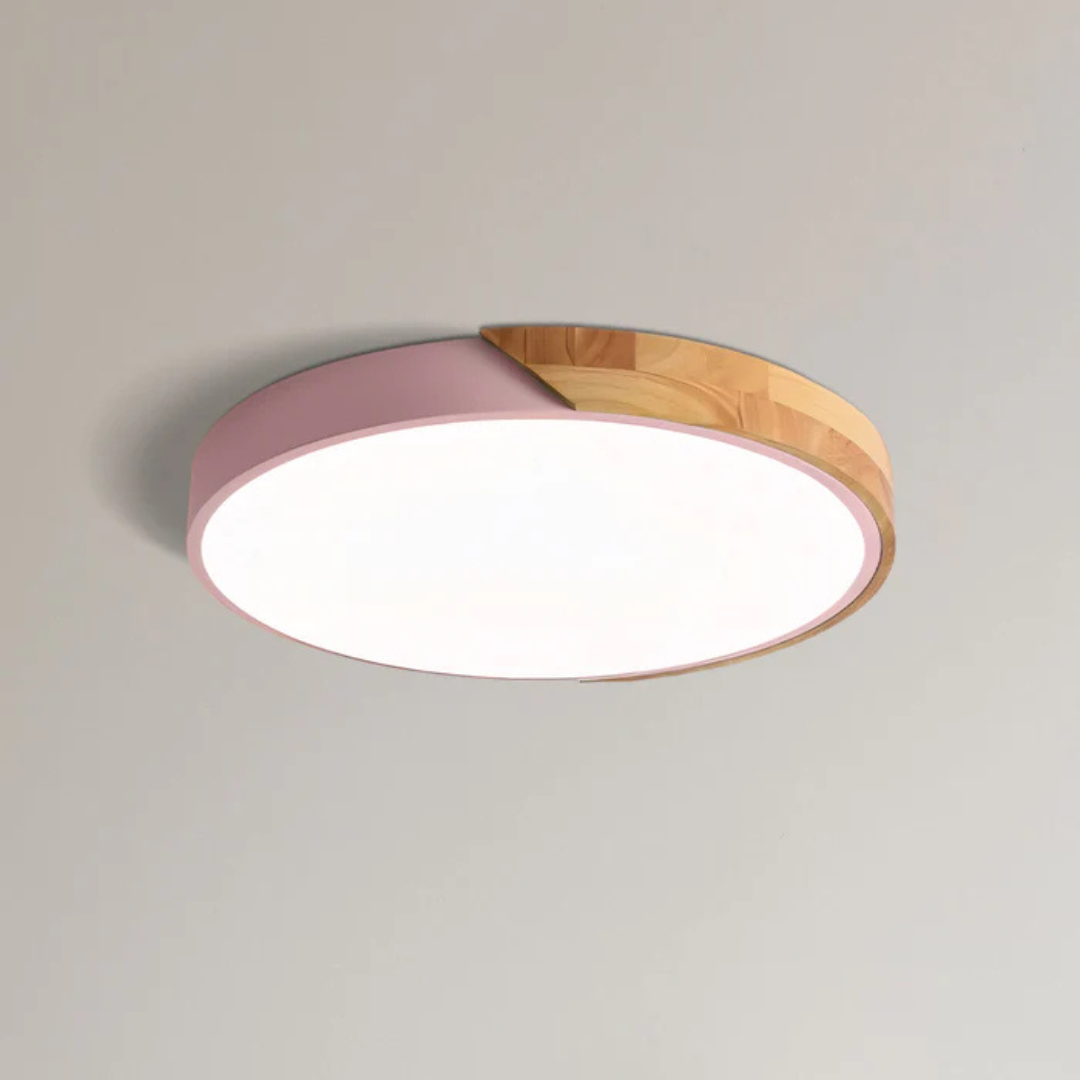 SkovGlow  - Scandinavian Wooden LED Ceiling Light