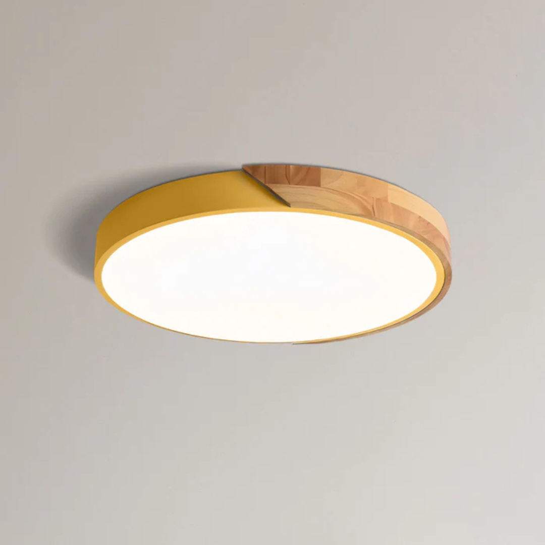 SkovGlow  - Scandinavian Wooden LED Ceiling Light