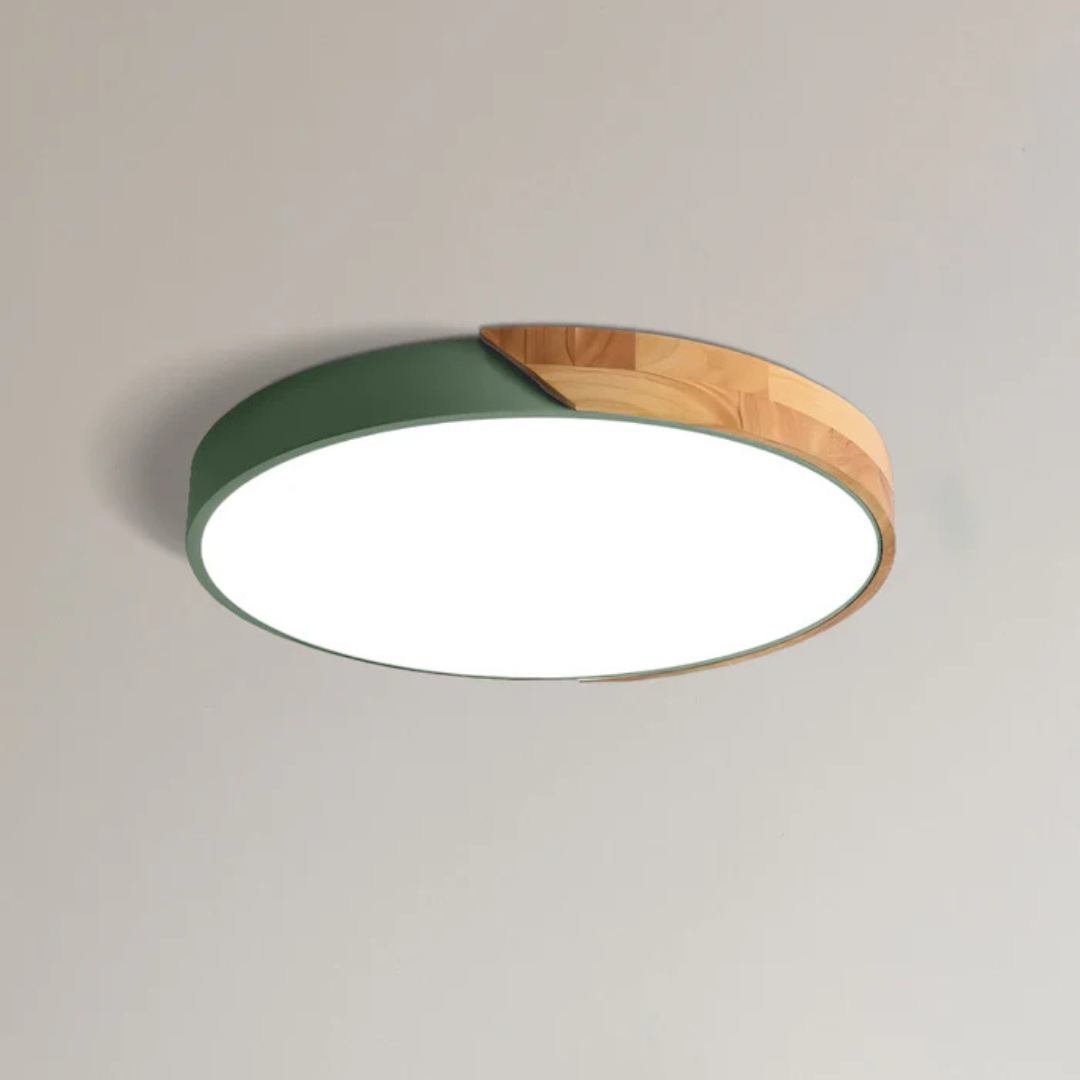 SkovGlow  - Scandinavian Wooden LED Ceiling Light
