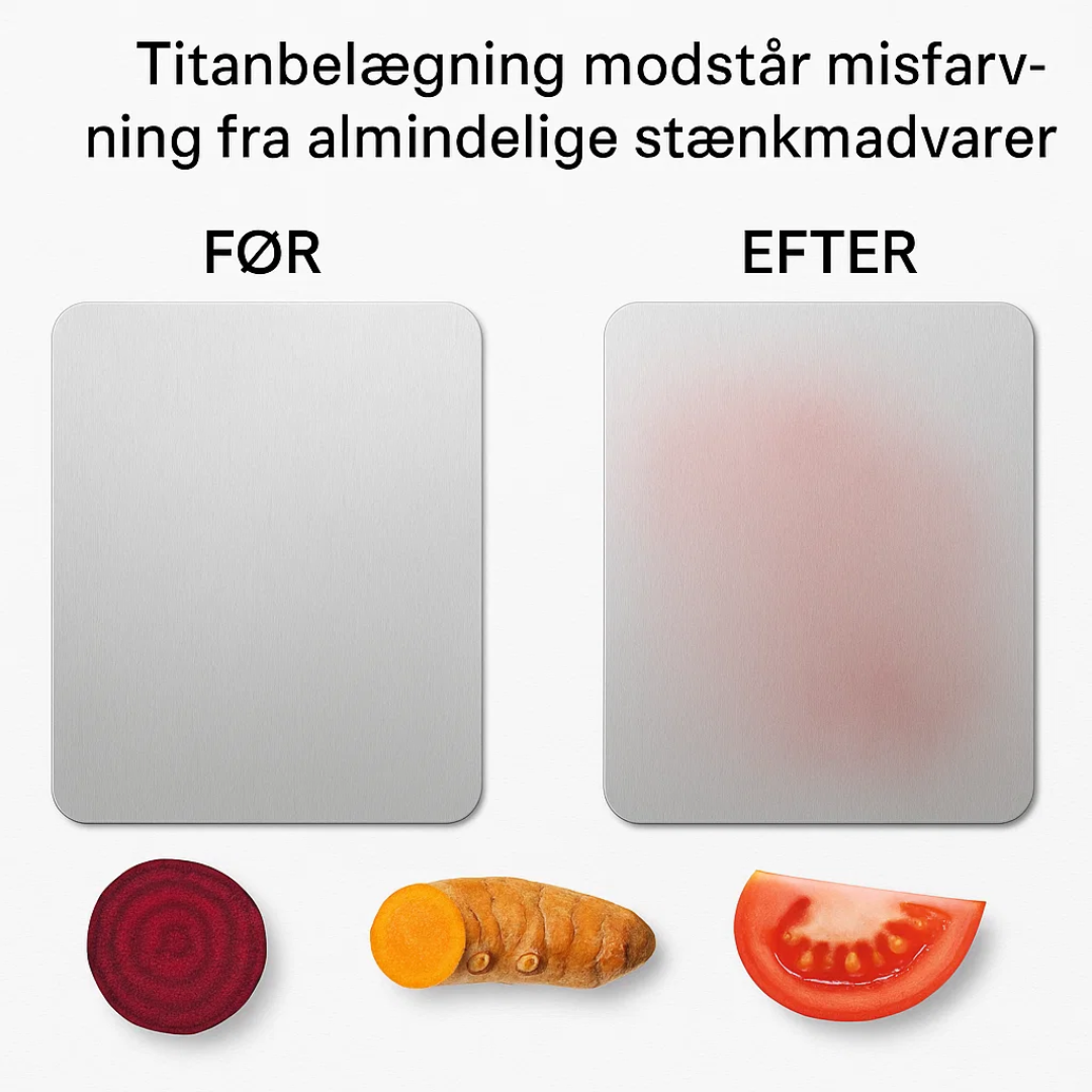 TitanGrip | Titanium-Coated Antibacterial Cutting Board