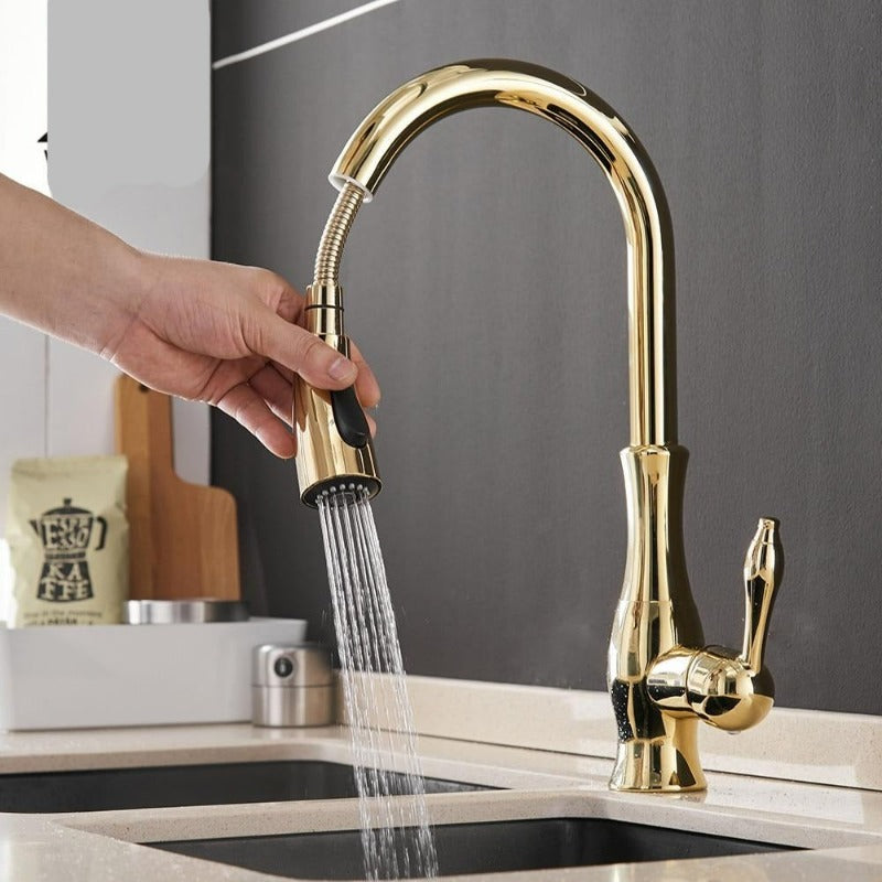 SpiralFlow | Kitchen Faucet with Versatile Pull-Out Spout