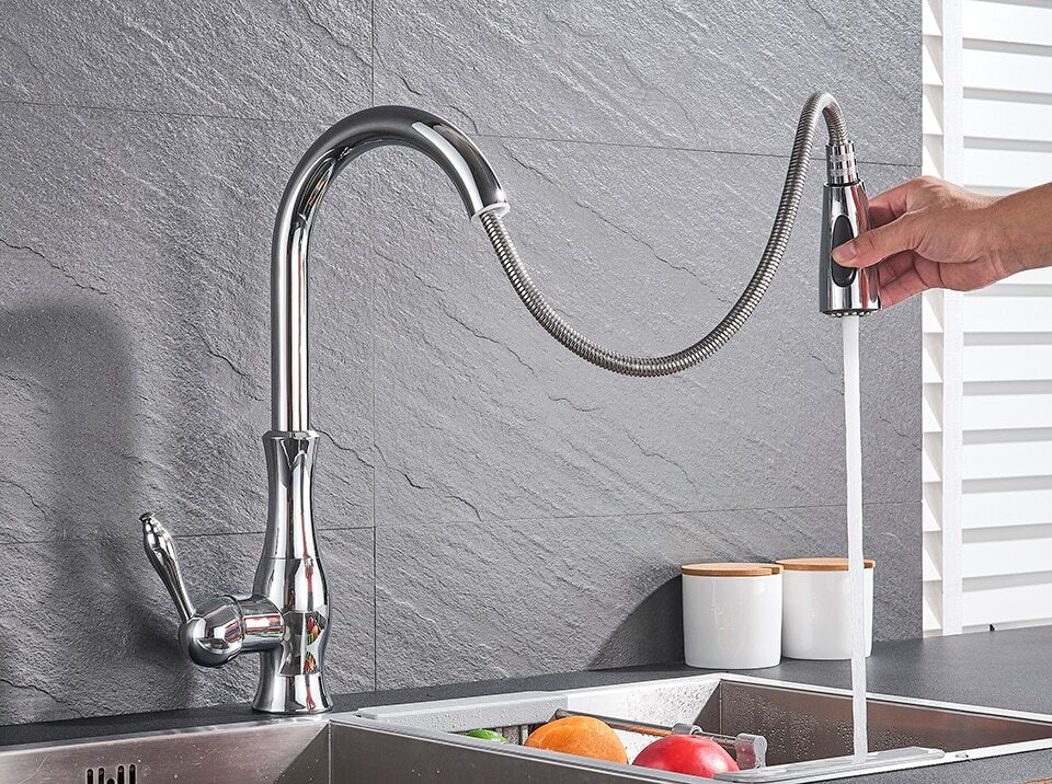 SpiralFlow | Kitchen Faucet with Versatile Pull-Out Spout