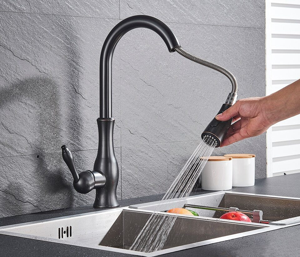 SpiralFlow | Kitchen Faucet with Versatile Pull-Out Spout