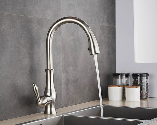 SpiralFlow | Kitchen Faucet with Versatile Pull-Out Spout