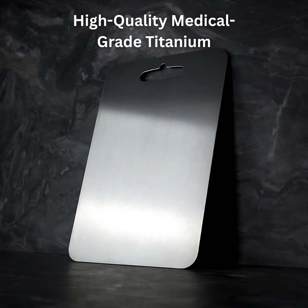 TitanGrip | Titanium-Coated Antibacterial Cutting Board