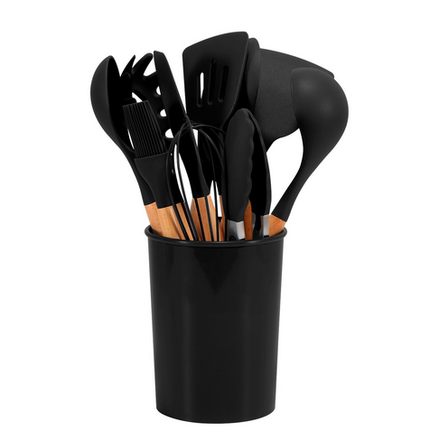 Heat-Resistant Kitchen Utensil Set – Non-Slip Cooking Utensils