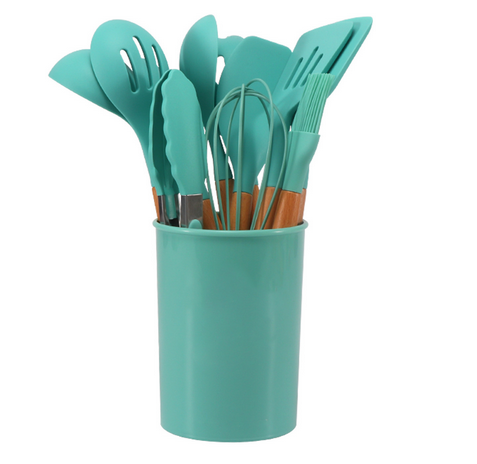 Heat-Resistant Kitchen Utensil Set – Non-Slip Cooking Utensils
