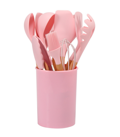 Heat-Resistant Kitchen Utensil Set – Non-Slip Cooking Utensils