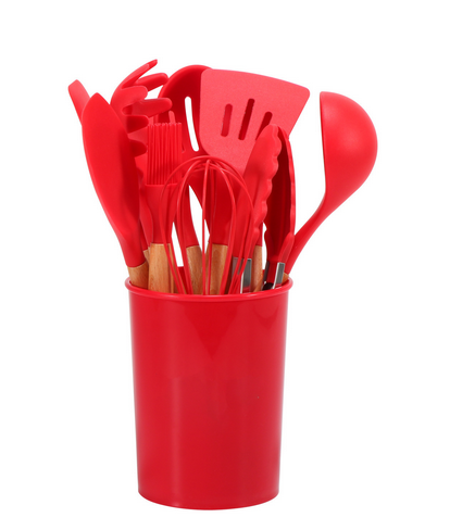 Heat-Resistant Kitchen Utensil Set – Non-Slip Cooking Utensils