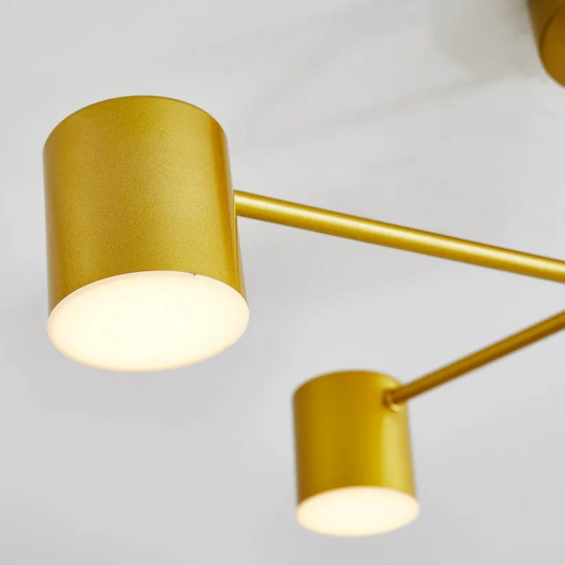 HexaGlow | Contemporary 6-Light Adjustable Ceiling Fixture