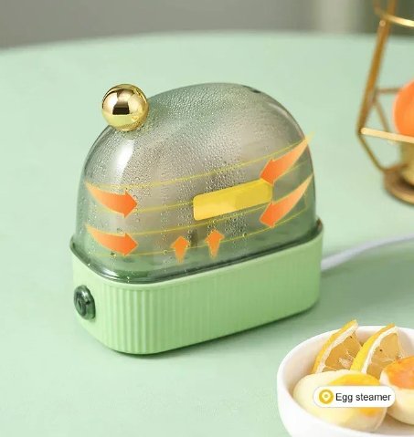 Electric Egg Cooker – Automatic Egg Boiler for 2–6 Eggs