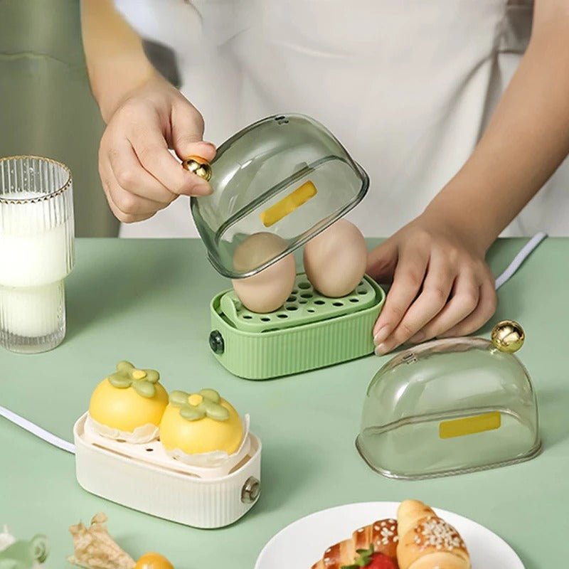 Electric Egg Cooker – Automatic Egg Boiler for 2–6 Eggs