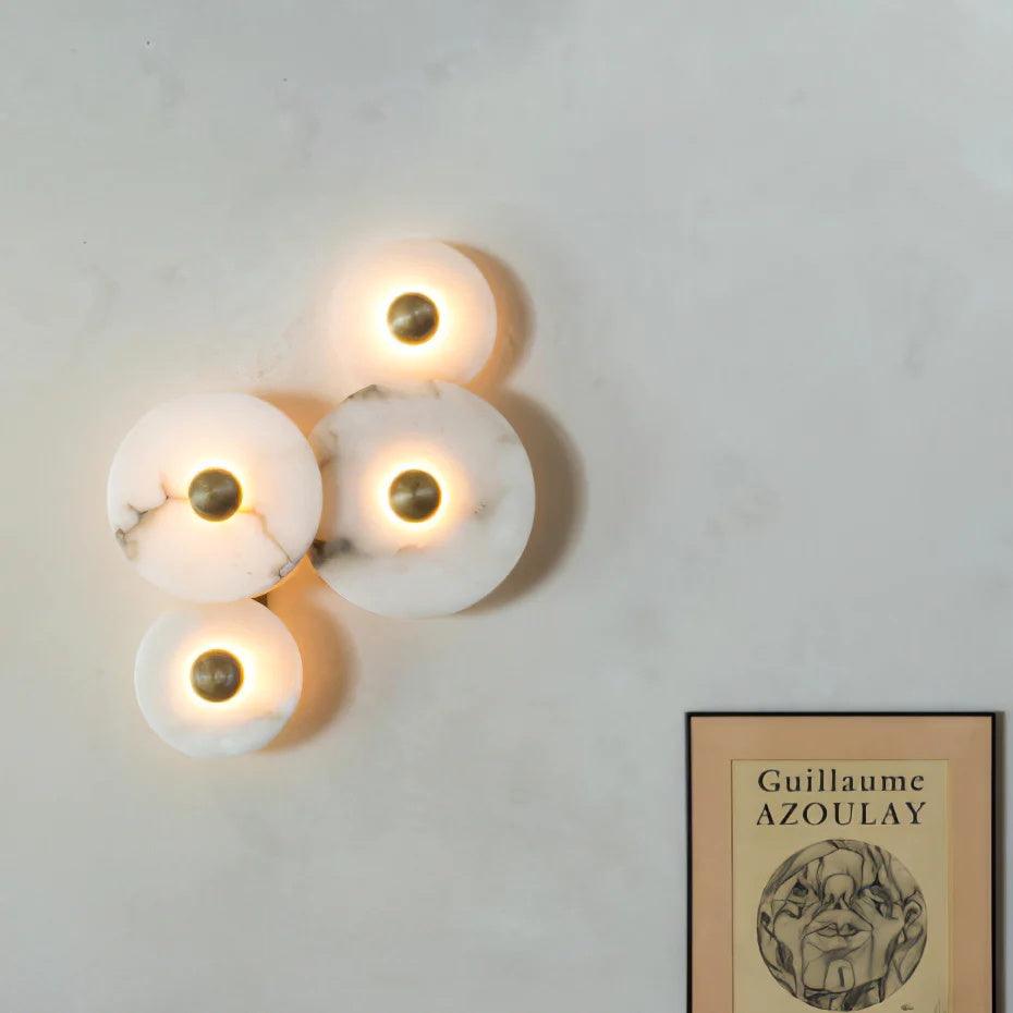WallGlow | Stylish Round LED Flush Mount Wall Light