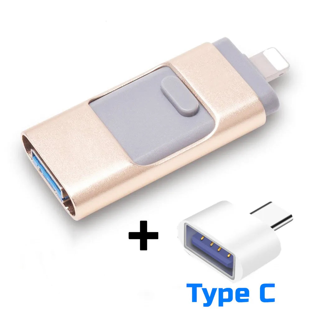 Multi-Functional 4-in-1 USB Hub