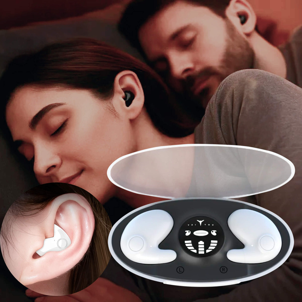 Wireless Sleep Earbuds – Compact Noise Cancelling Earbuds for Sleeping