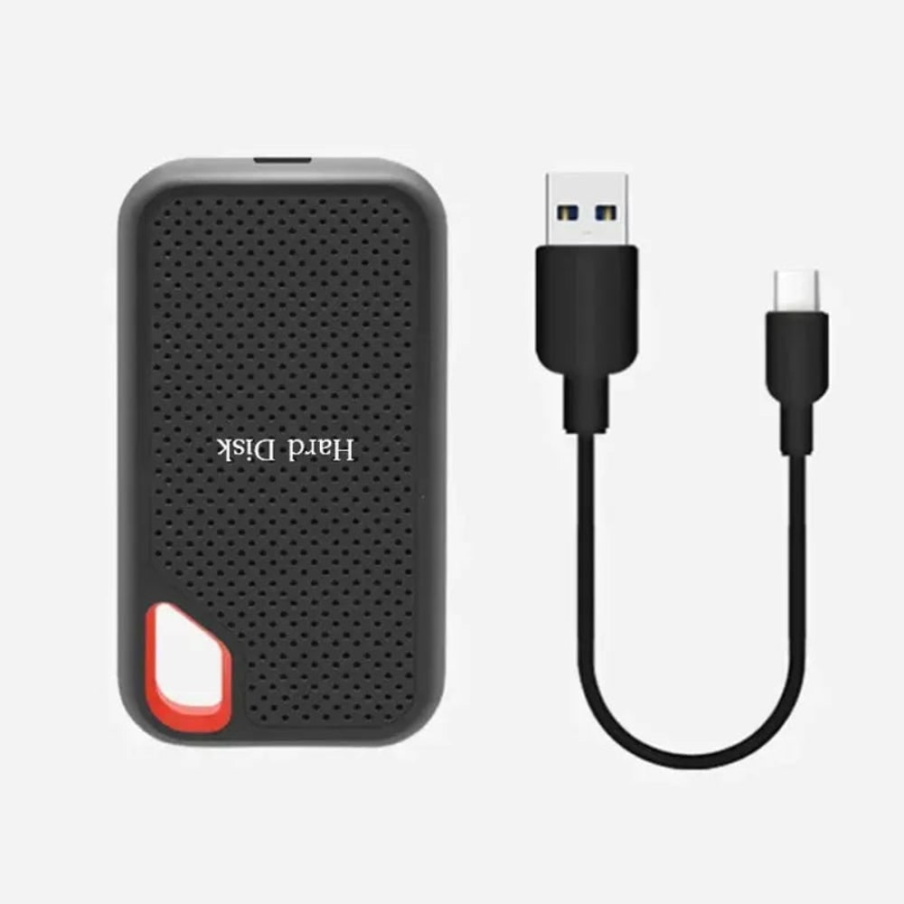 1TB Portable External SSD with Lanyard Loop and USB-C for PC