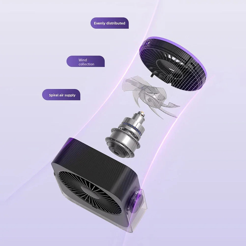 SmartFlow | Portable Rechargeable Desk Fan for Home and Office Use