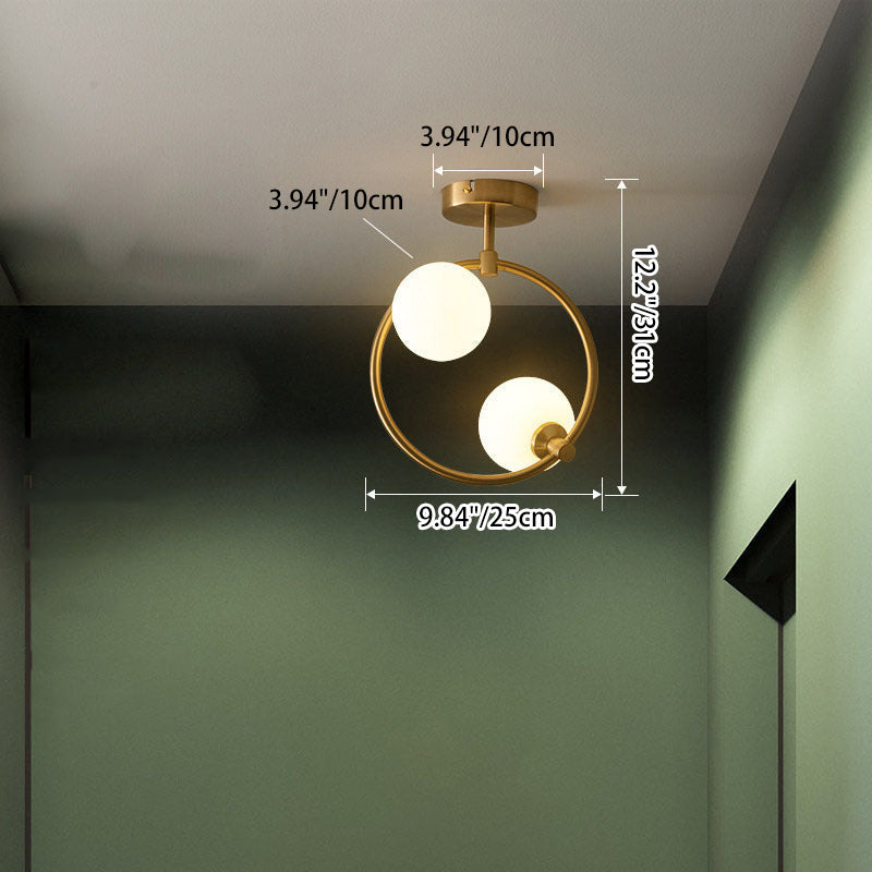 ScandiGlobe | Curved Globe Design Scandinavian Ceiling Light