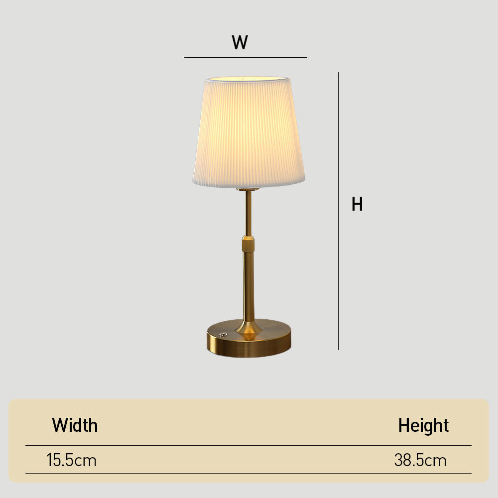 Niva | Rechargeable Nordic Telescopic Fabric Table Lamp