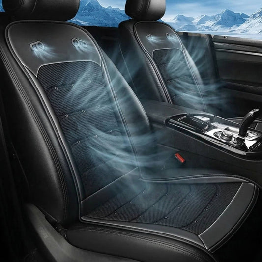 Cooling Car Seat Cushion – Ventilated Seat Cushion with Built-In Fans