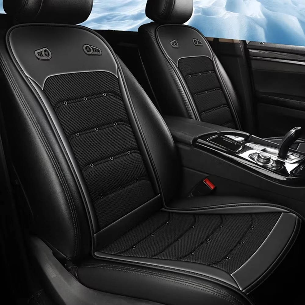 Cooling Car Seat Cushion – Ventilated Seat Cushion with Built-In Fans