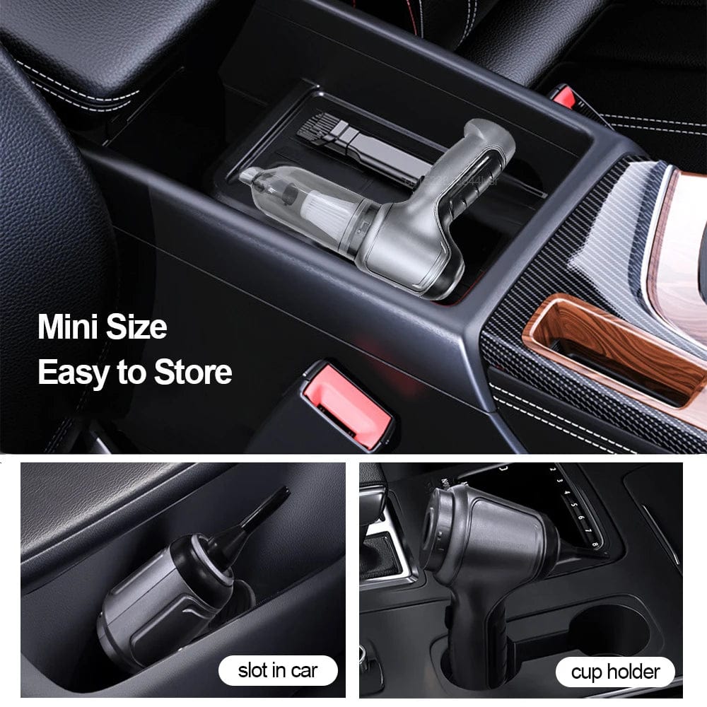 Handheld Car Vacuum Cleaner – Compact & Powerful Cordless Auto Vacuum