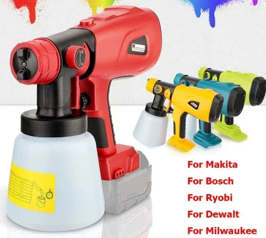 Cordless Electric Paint Sprayer – Handheld with Adjustable Spray Patterns