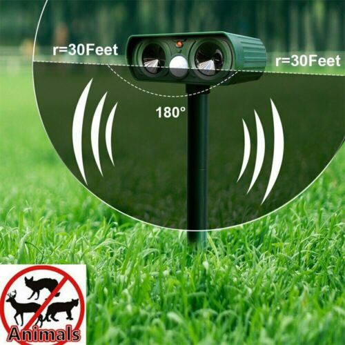 SafeGuard | Motion-Activated Ultrasonic Solar Animal Repeller