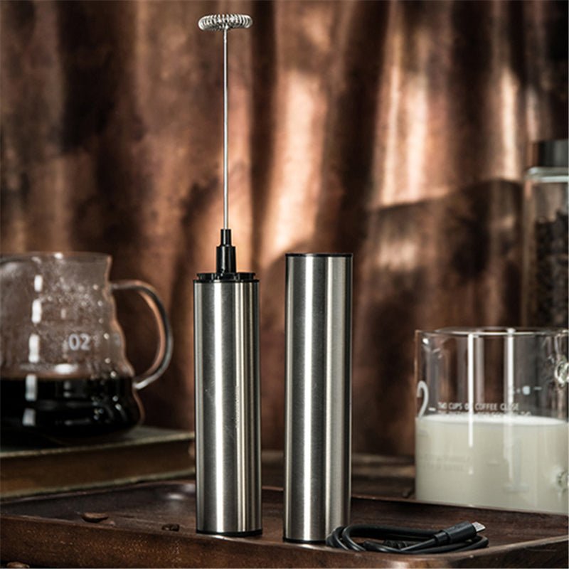Electric Milk Frother – Handheld Portable Milk Foam Maker