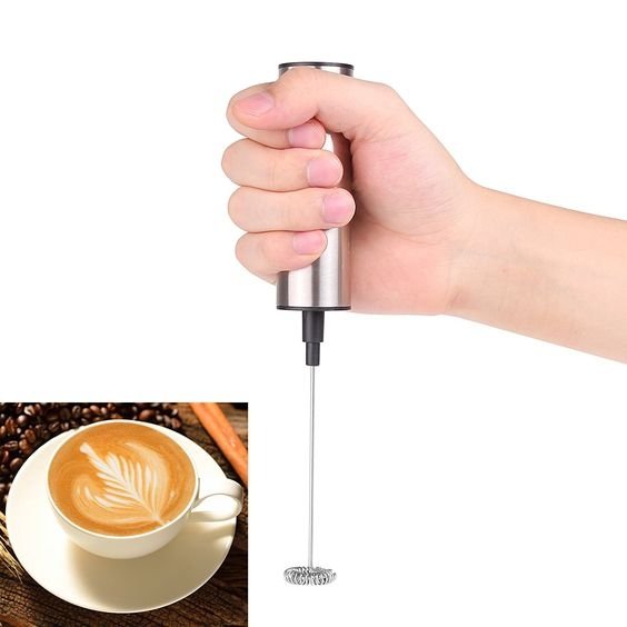 Electric Milk Frother – Handheld Portable Milk Foam Maker
