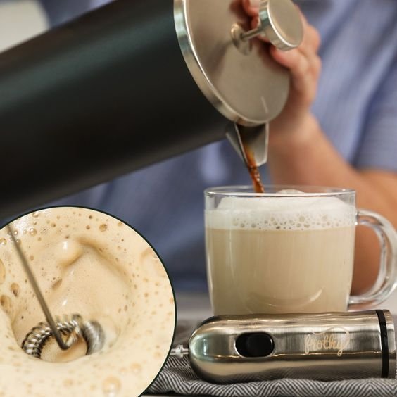 Electric Milk Frother – Handheld Portable Milk Foam Maker