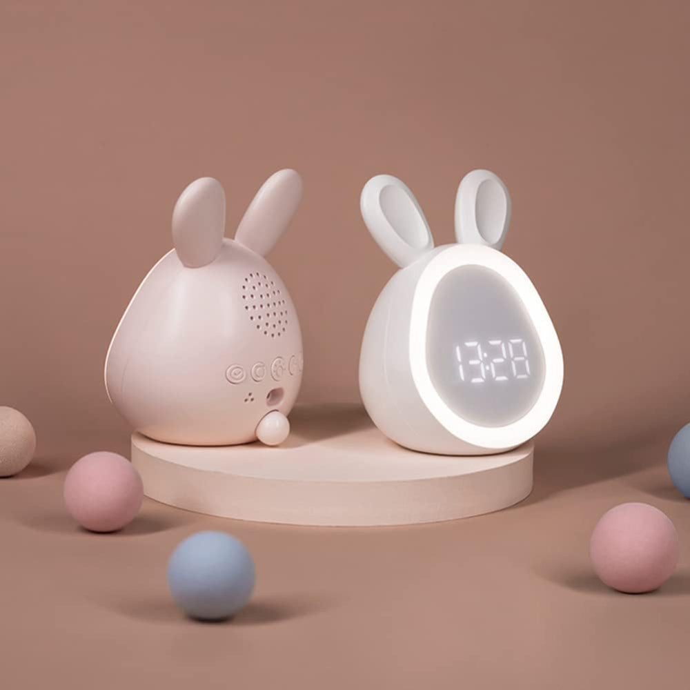 Kids LED Night Light Alarm Clock – Gentle Wake-Up Clock for Children