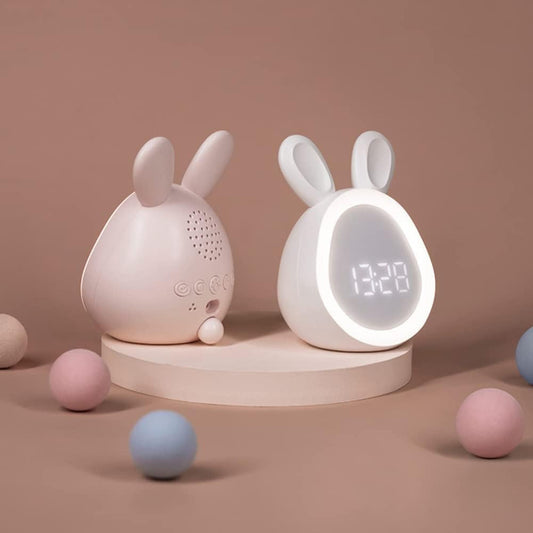 Kids LED Night Light Alarm Clock – Gentle Wake-Up Clock for Children