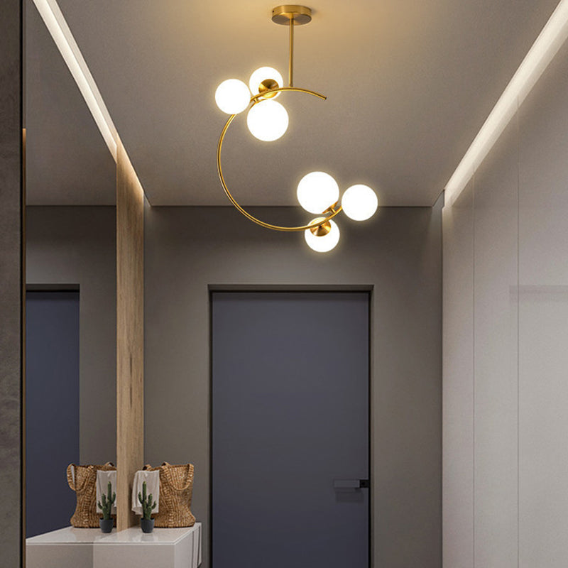 ScandiGlobe | Curved Globe Design Scandinavian Ceiling Light