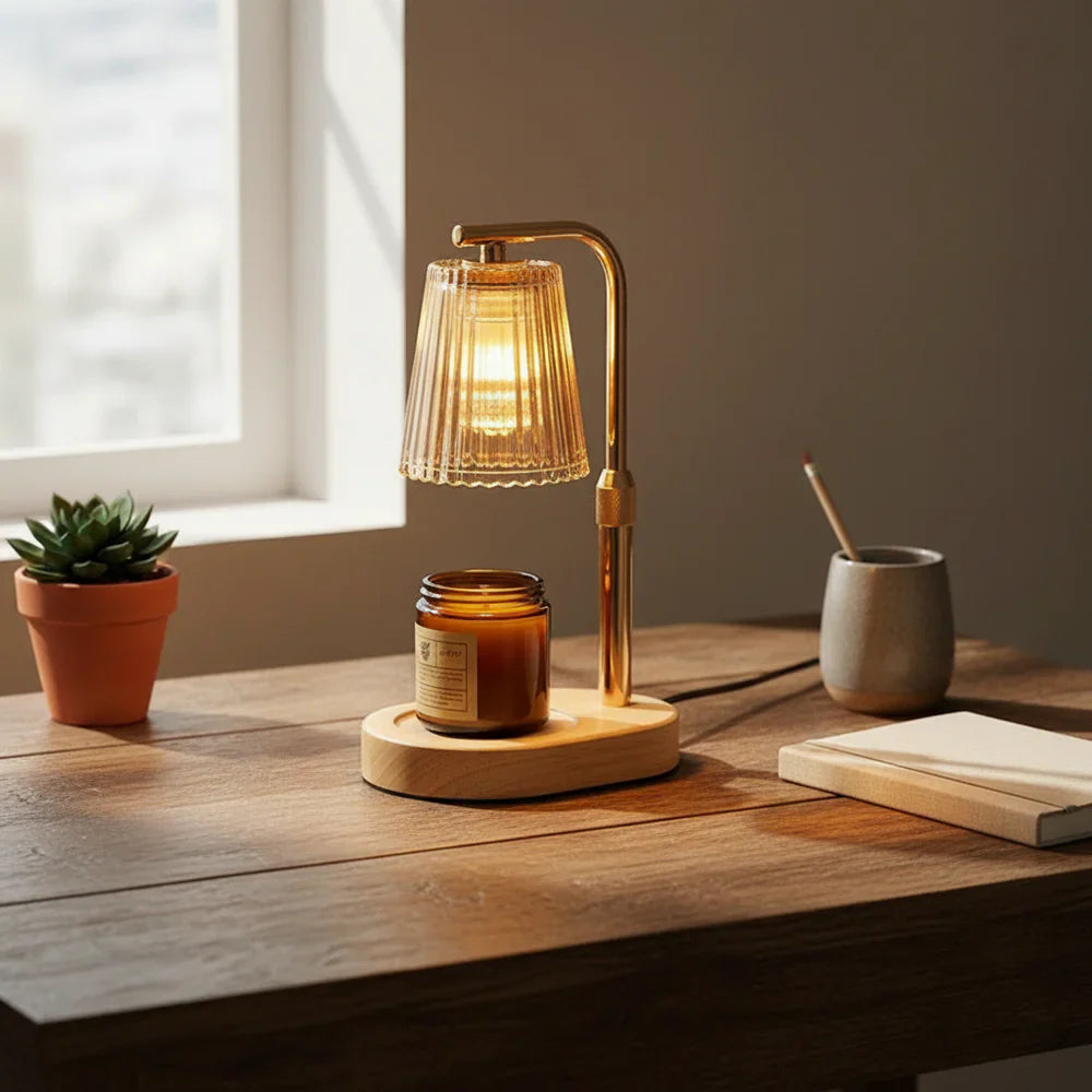 Elvor | Glass Candle Warmer Lamp