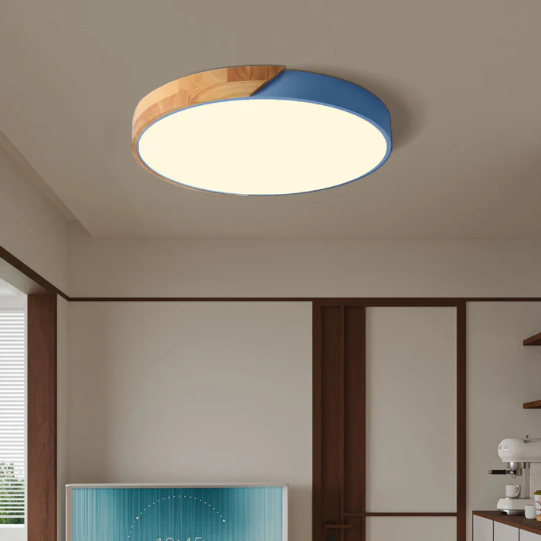 SkovGlow  - Scandinavian Wooden LED Ceiling Light