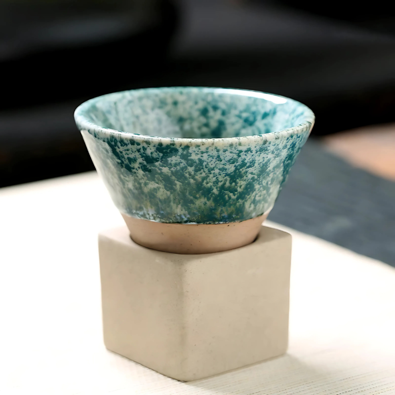 EarthKiln | Artfully Glazed 2-Piece Traditional Mug Set