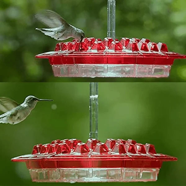 Outdoor Hummingbird Feeder – Multi-Port Nectar Feeder with Perches