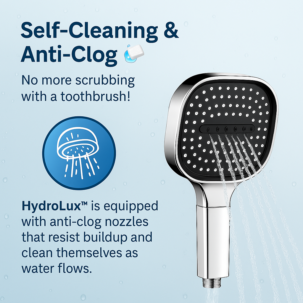TurboRain | High-Pressure Turbo Boost Shower Head with Enhanced Filtration System
