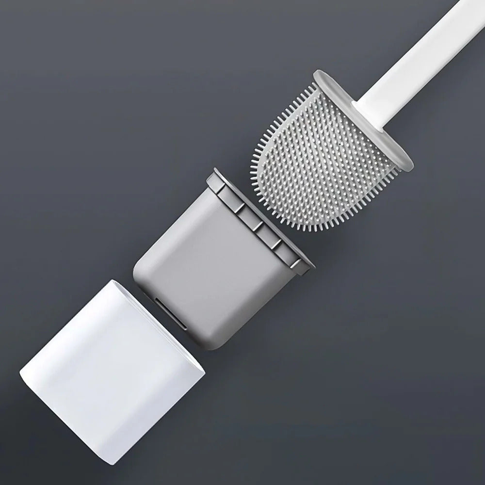 CleanRust | Rust-Free Toilet Cleaner Set with Silicone Brush & Holder