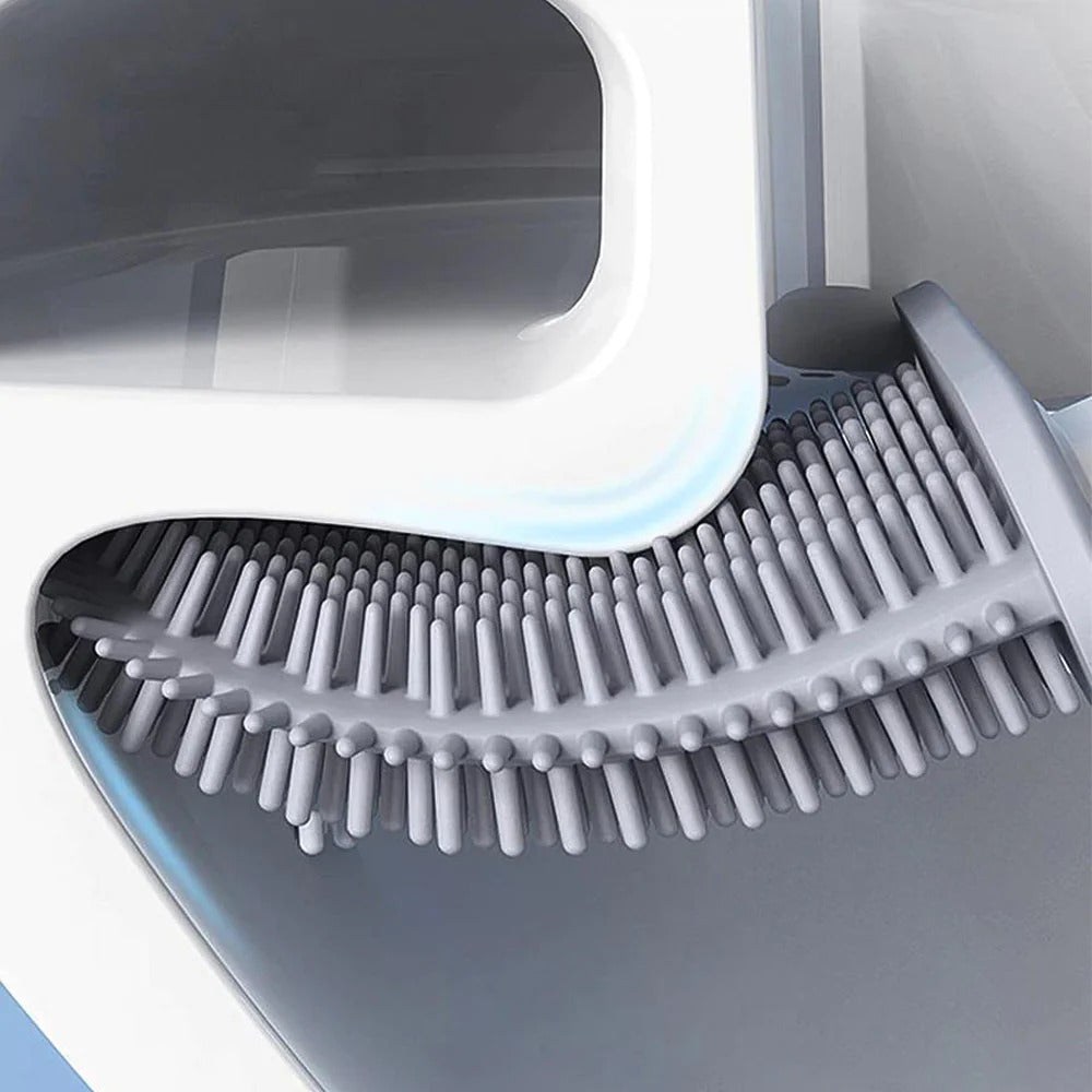 CleanRust | Rust-Free Toilet Cleaner Set with Silicone Brush & Holder