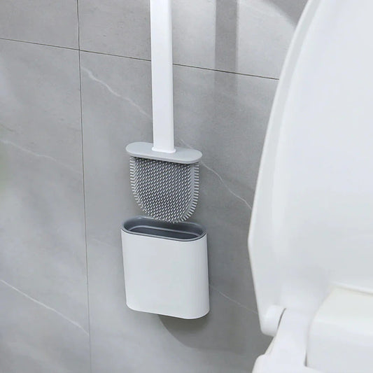 CleanRust | Rust-Free Toilet Cleaner Set with Silicone Brush & Holder