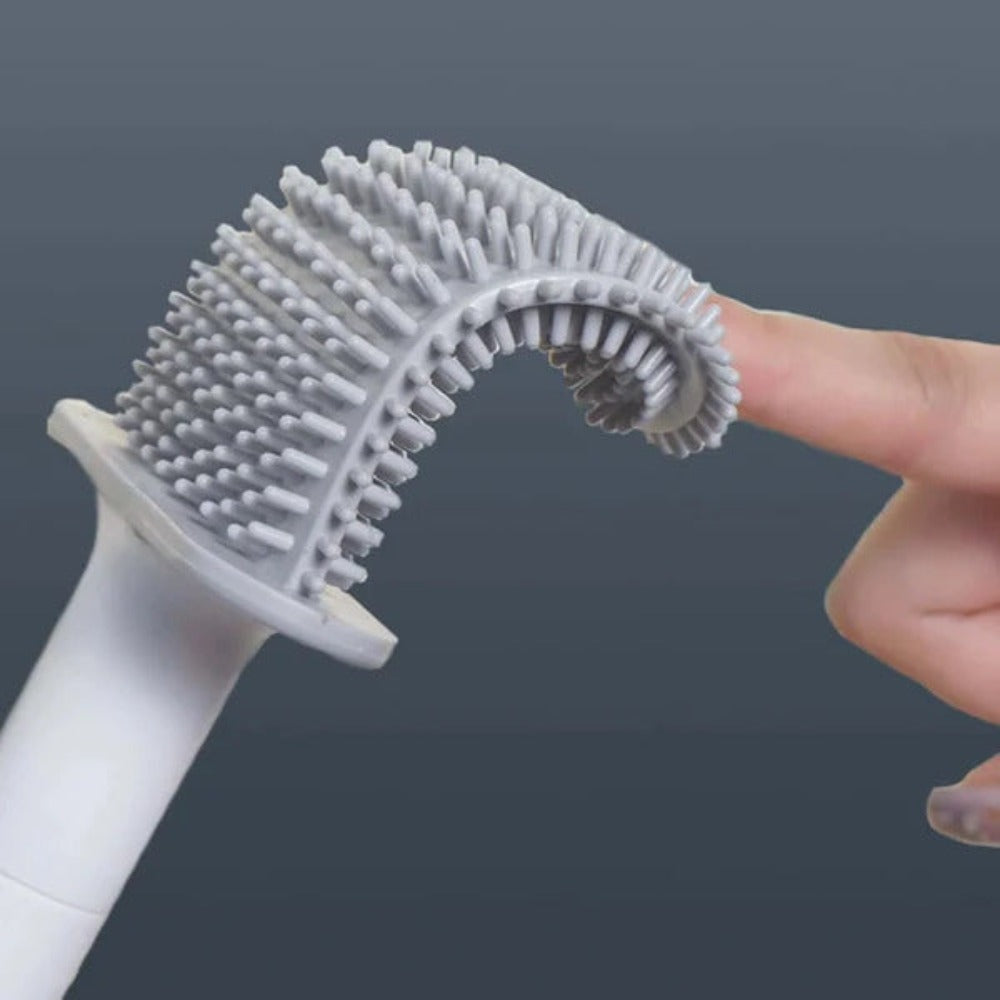 CleanRust | Rust-Free Toilet Cleaner Set with Silicone Brush & Holder